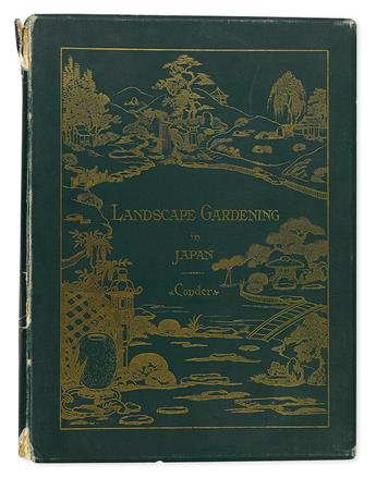 LANDSCAPE ARCHITECTURE.  CONDER, JOSIAH. Landscape Gardening in Japan . . . Second and Revised Edition.